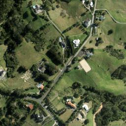 Satellite imagery of cairn, NZ