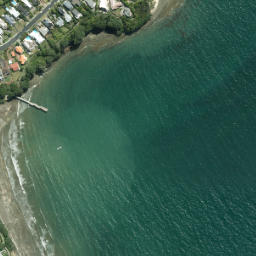 Satellite imagery of Tatarate Point, NZ