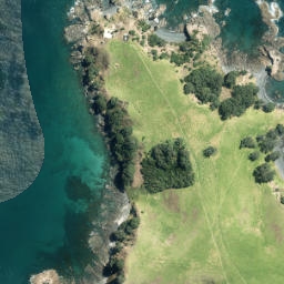 Satellite imagery of Billy Goat Point, NZ