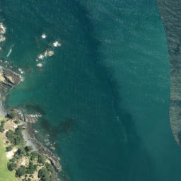 Satellite imagery of Billy Goat Point, NZ