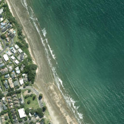 Satellite imagery of Tatarate Point, NZ