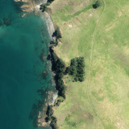 Satellite imagery of Billy Goat Point, NZ