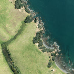 Satellite imagery of Billy Goat Point, NZ