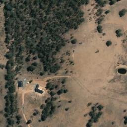 Satellite imagery of Creighton Hills, AU