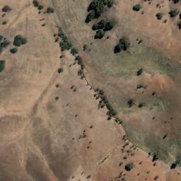 Satellite imagery of Creighton Hills, AU