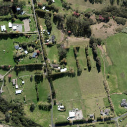 Satellite imagery of cairn, NZ