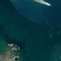 Satellite imagery of Mokoputuputu Point, NZ