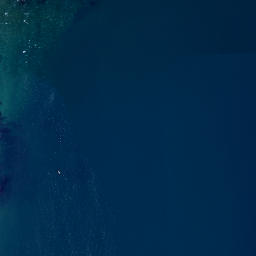 Satellite imagery of Panerahi Point, NZ
