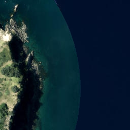 Satellite imagery of Thompsons Point, NZ