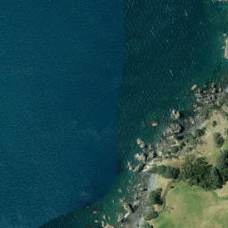 Satellite imagery of Te Whau Point, NZ