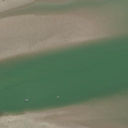 Satellite imagery of cairn, NZ