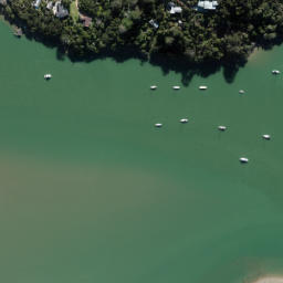 Satellite imagery of Clark Point, NZ