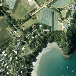 Satellite imagery of Hakaimango Point, NZ