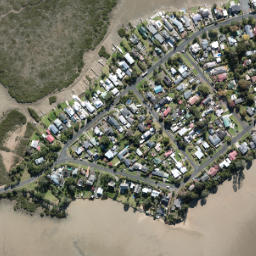 Satellite imagery of Clark Point, NZ