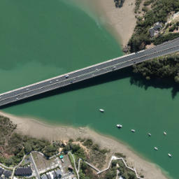 Satellite imagery of Harrier Point, NZ