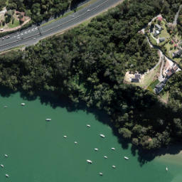 Satellite imagery of Harrier Point, NZ