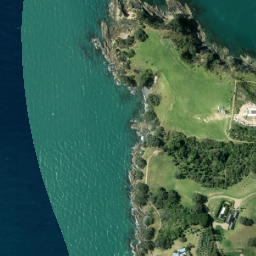Satellite imagery of Mahuehue Point, NZ