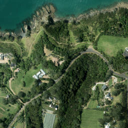 Satellite imagery of Mahuehue Point, NZ