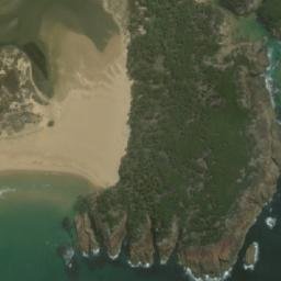 Satellite imagery of Turingal Rock, AU