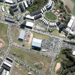 Satellite imagery of Harrier Point, NZ