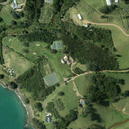 Satellite imagery of Hangaura Point, NZ