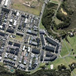 Satellite imagery of Harrier Point, NZ