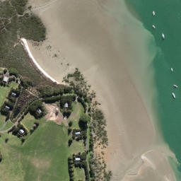 Satellite imagery of Harrier Point, NZ