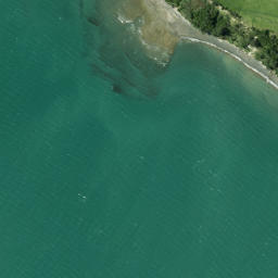 Satellite imagery of Emu Point, NZ