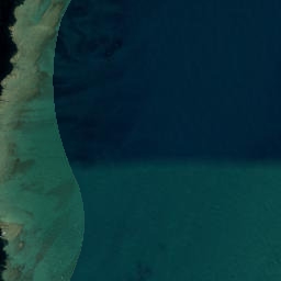 Satellite imagery of Emu Point, NZ