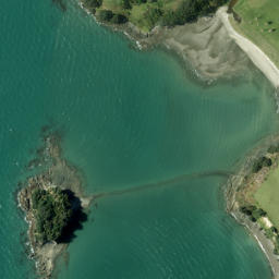 Satellite imagery of Te Rere Point, NZ
