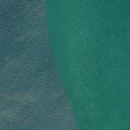 Satellite imagery of Pakatoa Point, NZ