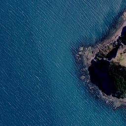 Satellite imagery of Tawhiti Point, NZ