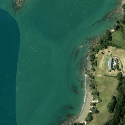 Satellite imagery of Te Rere Point, NZ