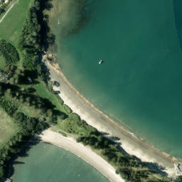 Satellite imagery of Mangoparerua Point, NZ