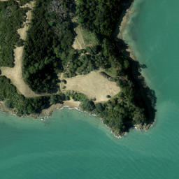 Satellite imagery of Kennedy Point, NZ