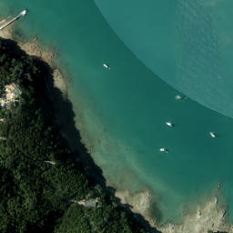 Satellite imagery of Pakihi Point, NZ