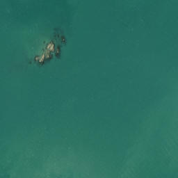 Satellite imagery of Pakatoa Point, NZ