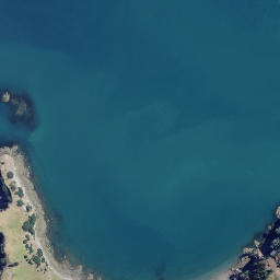 Satellite imagery of Esk Point, NZ