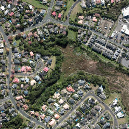 Satellite imagery of Luckens Point, NZ