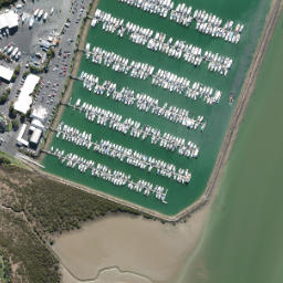 Satellite imagery of Luckens Point, NZ