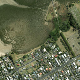 Satellite imagery of Duders Point, NZ