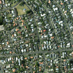Satellite imagery of Takapuna Head, NZ