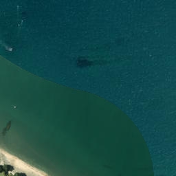 Satellite imagery of Takapuna Head, NZ