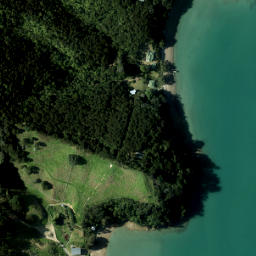 Satellite imagery of Pakihi Point, NZ