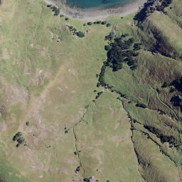 Satellite imagery of Esk Point, NZ