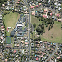 Satellite imagery of Luckens Point, NZ