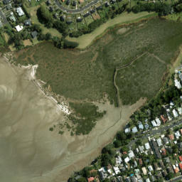 Satellite imagery of Duders Point, NZ