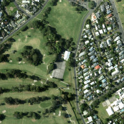 Satellite imagery of Takapuna Head, NZ