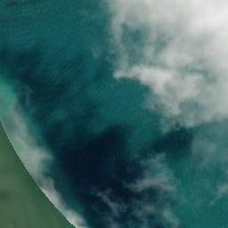 Satellite imagery of Rough Rock, NZ