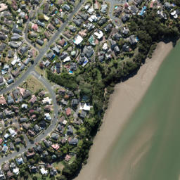 Satellite imagery of Luckens Point, NZ